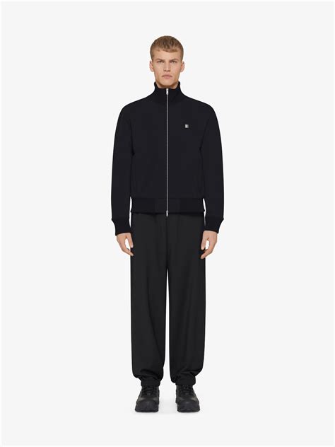 givenchy logo fleece track jacket|Tracksuit jacket in fleece with 4G detail .